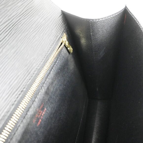 LOUIS VUITTON Monceau 2Way Shoulder Hand Bag Epi Leather Black - Picture 8 of 16